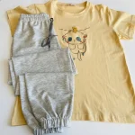 ست تیشرت شلوار ملانژ کد 003 - تصویر 2