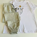 ست تیشرت شلوار ملانژ کد 003 - تصویر 5