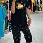 ست تیشرت شلوارک طرح ماشین کد 005 - تصویر 2