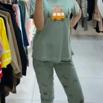 ست تیشرت شلوارک طرح ماشین کد 005 - تصویر 5