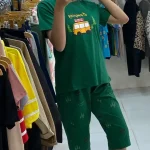 ست تیشرت شلوارک طرح ماشین کد 005 - تصویر 6