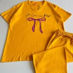 تیشرت شلوارک طرح پاپیون کد 0014 - تصویر 4