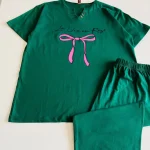 تیشرت شلوارک طرح پاپیون کد 0014 - تصویر 3