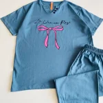 تیشرت شلوارک طرح پاپیون کد 0014 - تصویر 6