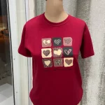 تیشرت تکی قلبی کد 0027