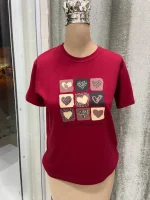 تیشرت تکی قلبی کد 0027