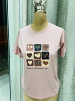 تیشرت تکی قلبی کد 0027 - تصویر 3